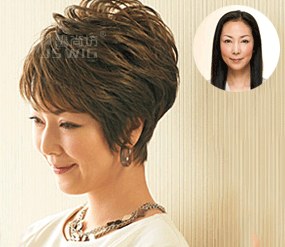 女士时尚假发蓬松短发