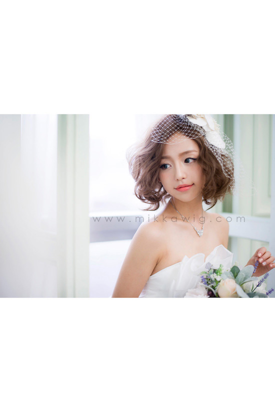 4月全新推出Mikka Brida婚礼l系列时尚定制假发