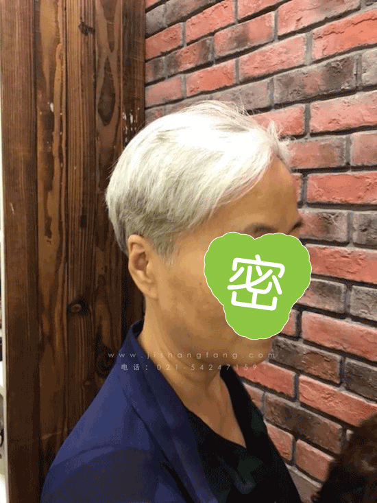 【白发多遮盖白发】髻尚坊女士头顶快速补发白发被天然的真人发覆盖