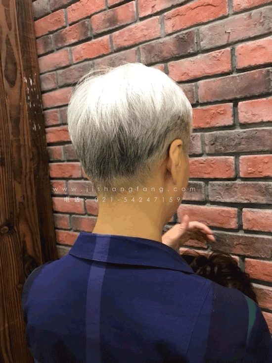 【白发多遮盖白发】髻尚坊女士头顶快速补发白发被天然的真人发覆盖