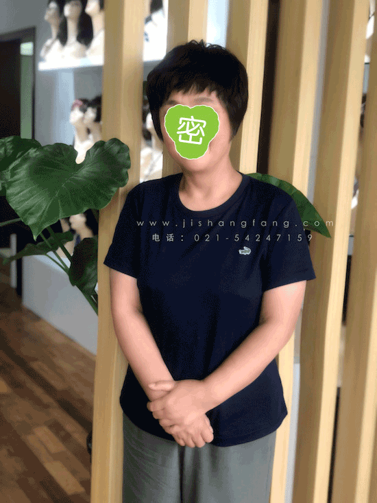【白发多遮盖白发】髻尚坊女士头顶快速补发白发被天然的真人发覆盖