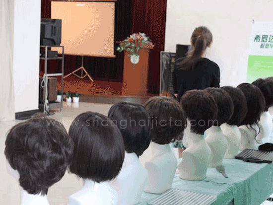 上海髻尚坊医疗假发专卖店浦东联洋社区医疗假发试戴活动