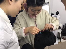 假发补发培训照片